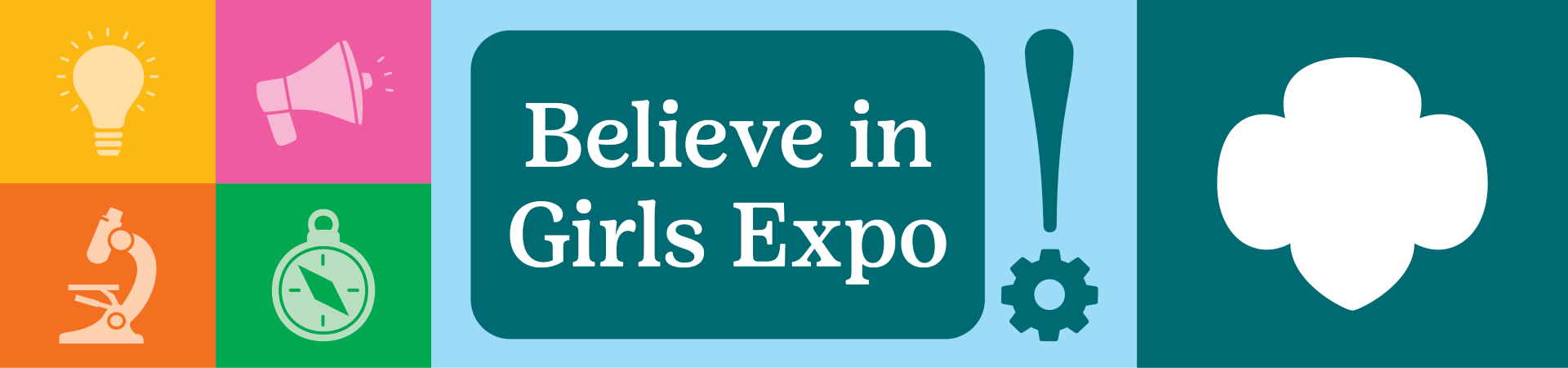 Believe in Girls Expo South Graphic 